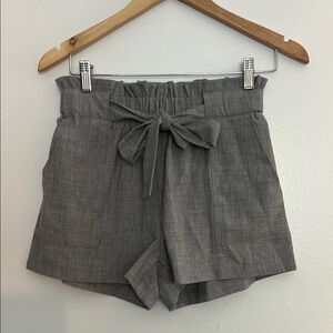 Streetwear Society, Gray Women's High-Waist Shorts, Small